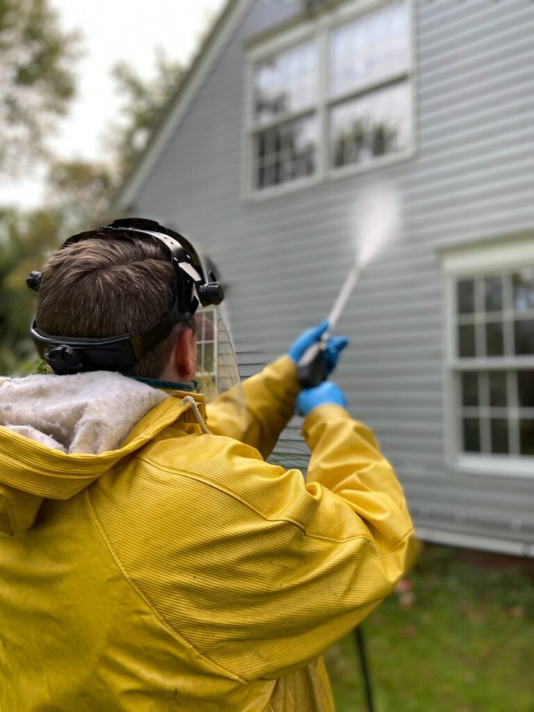 Pressure Washing Before After